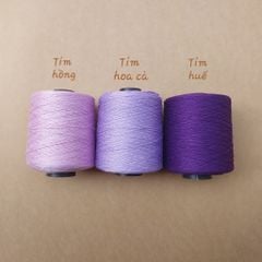 Cuộn sợi 100% silk 0.8mm màu trơn - 300gram