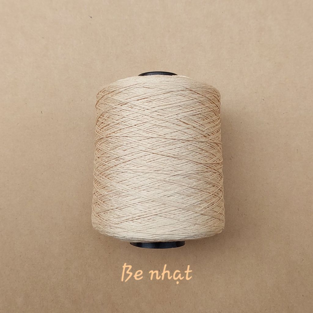 Cuộn sợi 100% silk 0.8mm màu trơn - 300gram