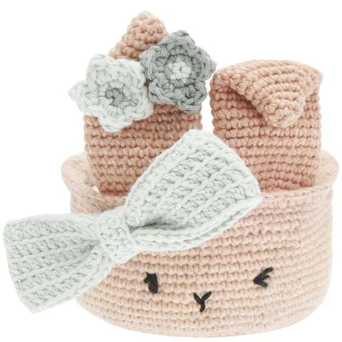 Bộ Ricorumi Crochet Kit - Easter Basket nhập từ Rico Design