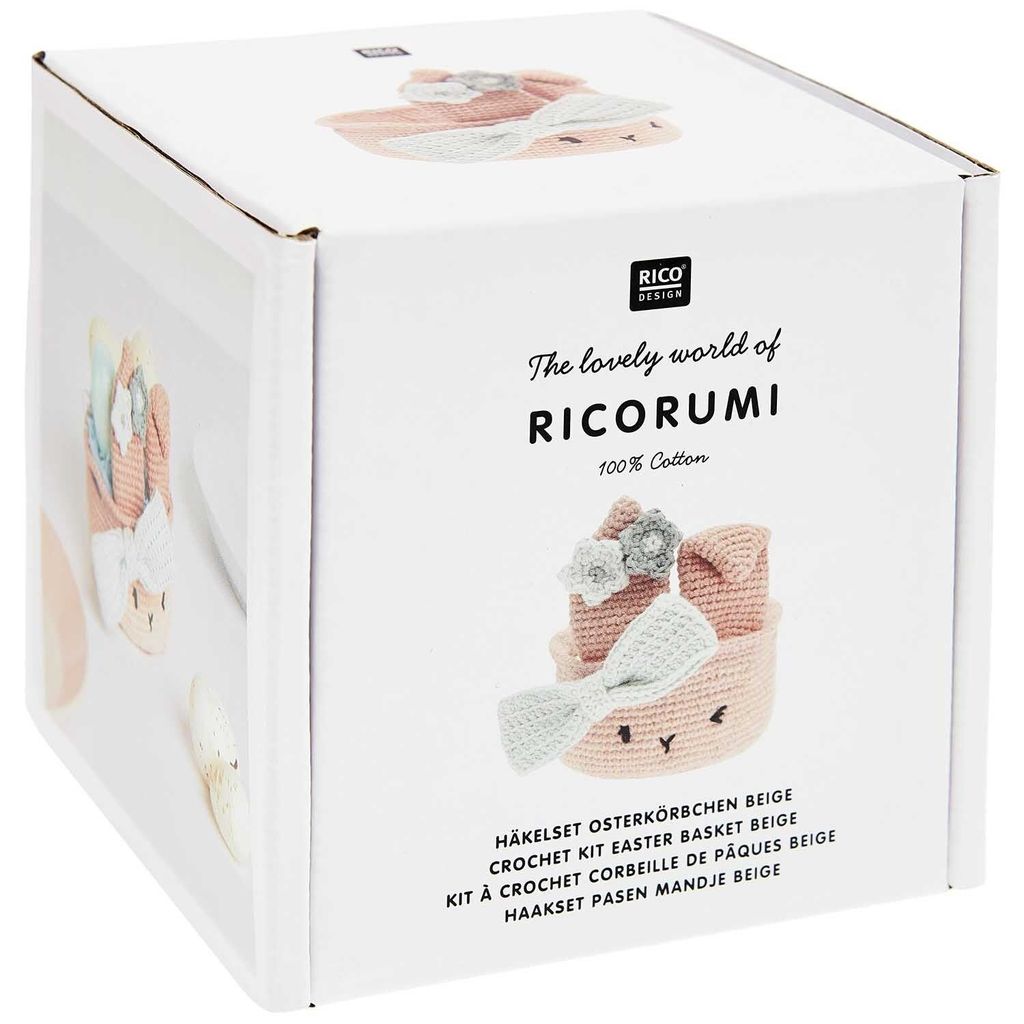 Bộ Ricorumi Crochet Kit - Easter Basket nhập từ Rico Design