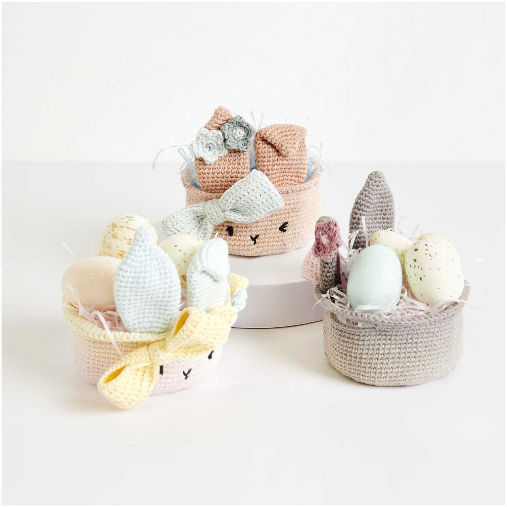 Bộ Ricorumi Crochet Kit - Easter Basket nhập từ Rico Design