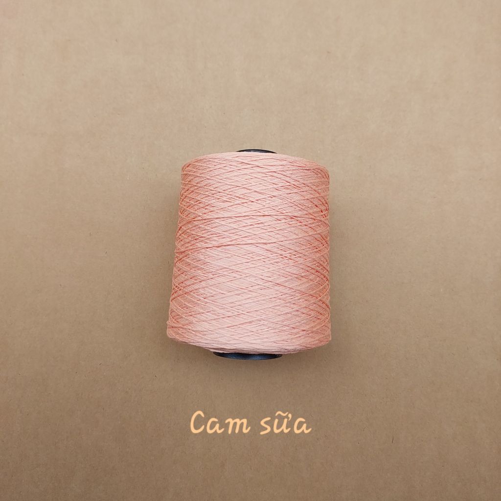 Cuộn sợi 100% silk 0.8mm màu trơn - 300gram