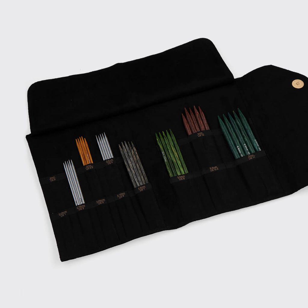 Ví đựng kim đan 2 đầu (BST Coal) nhập từ KnitPro