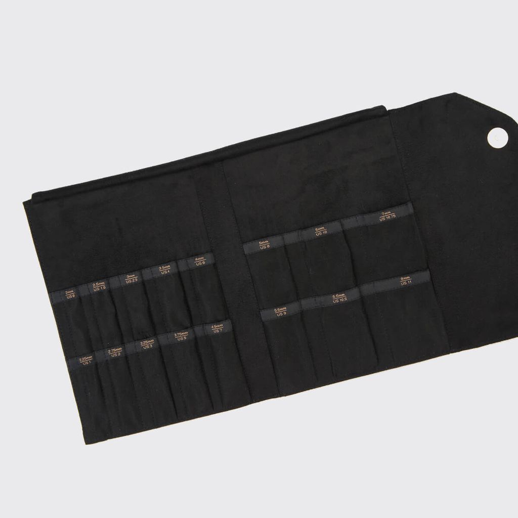 Ví đựng kim đan 2 đầu (BST Coal) nhập từ KnitPro