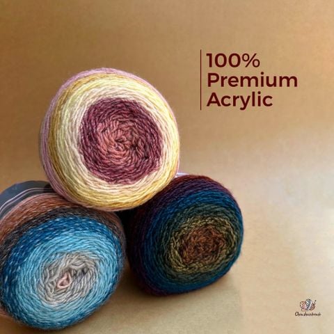 Cuộn len acrylic Sultan nhập khẩu từ Nako, đan móc áo, váy