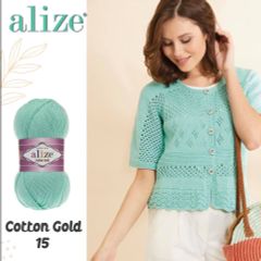 Len hè Cotton Gold nhập khẩu từ Alize Yarns, đan móc đồ hè, thú, nón cực xinh