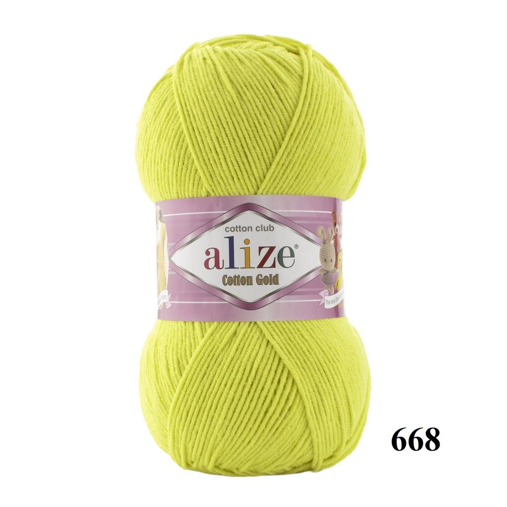Len hè Cotton Gold nhập khẩu từ Alize Yarns, đan móc đồ hè, thú, nón cực xinh