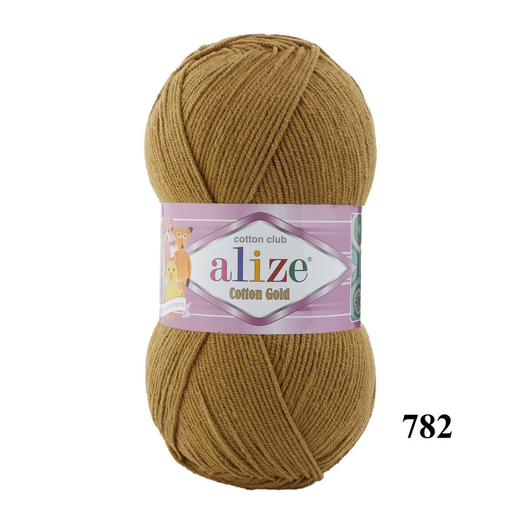 Len hè Cotton Gold nhập khẩu từ Alize Yarns, đan móc đồ hè, thú, nón cực xinh