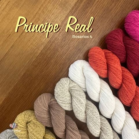 Sợi Principe Real nhập từ Rosarios 4, đan móc áo, khăn, nón