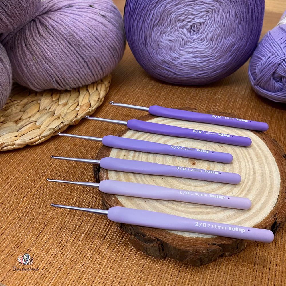 Kim móc Tulip - Etimo Murasaki màu tím, Chou.ihandmade