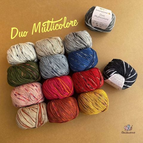 Sợi Duo Multicolore - Schachenmayr, đan móc áo, váy, khăn