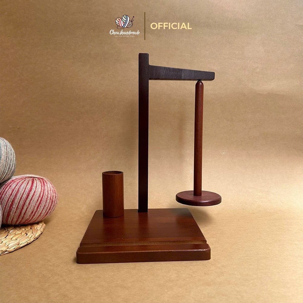 Giá đỡ con lắc bằng gỗ, có ống đựng dụng cụ và giá đỡ điện thoại, Chou.ihandmade
