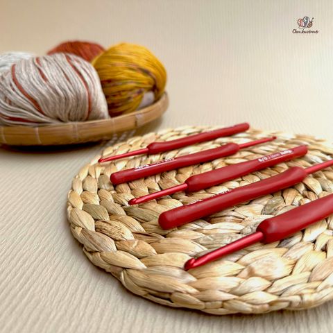 Kim móc Tulip - Etimo đỏ, Chou.ihandmade