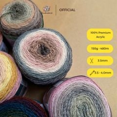 Cuộn len acrylic Sultan nhập khẩu từ Nako, đan móc áo, váy