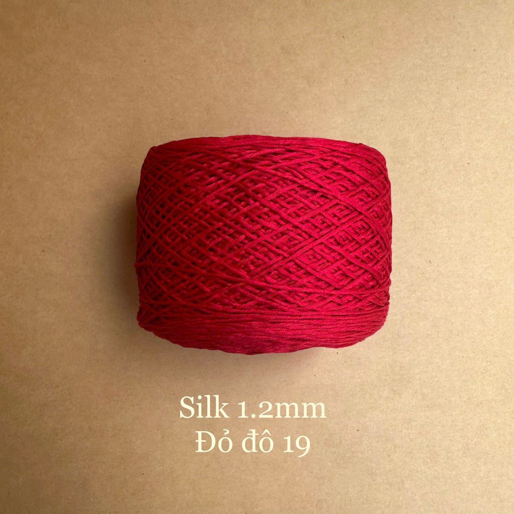 Cuộn sợi Silk, 100% Silk, 250g, cỡ 1.2mm