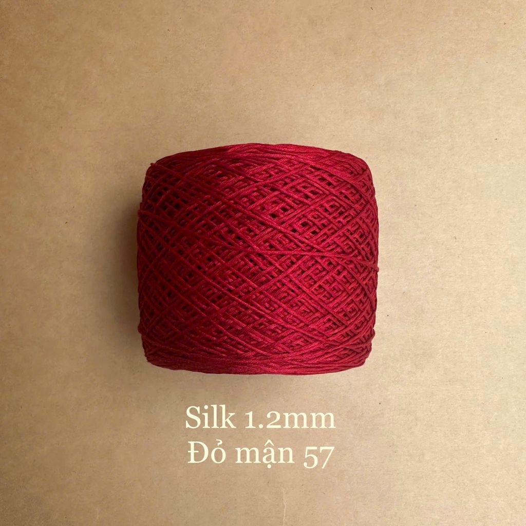 Cuộn sợi Silk, 100% Silk, 250g, cỡ 1.2mm