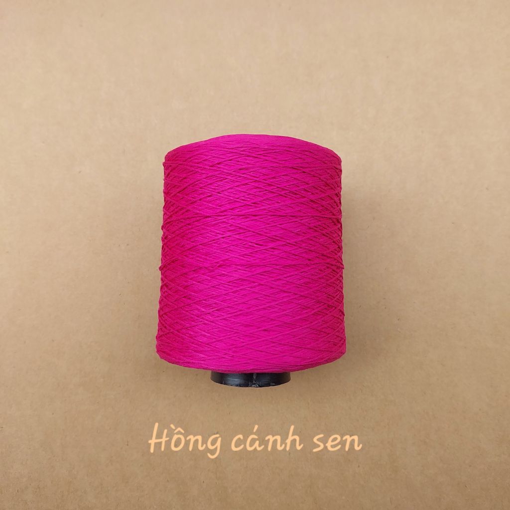 Cuộn sợi 100% silk 0.8mm màu trơn - 300gram