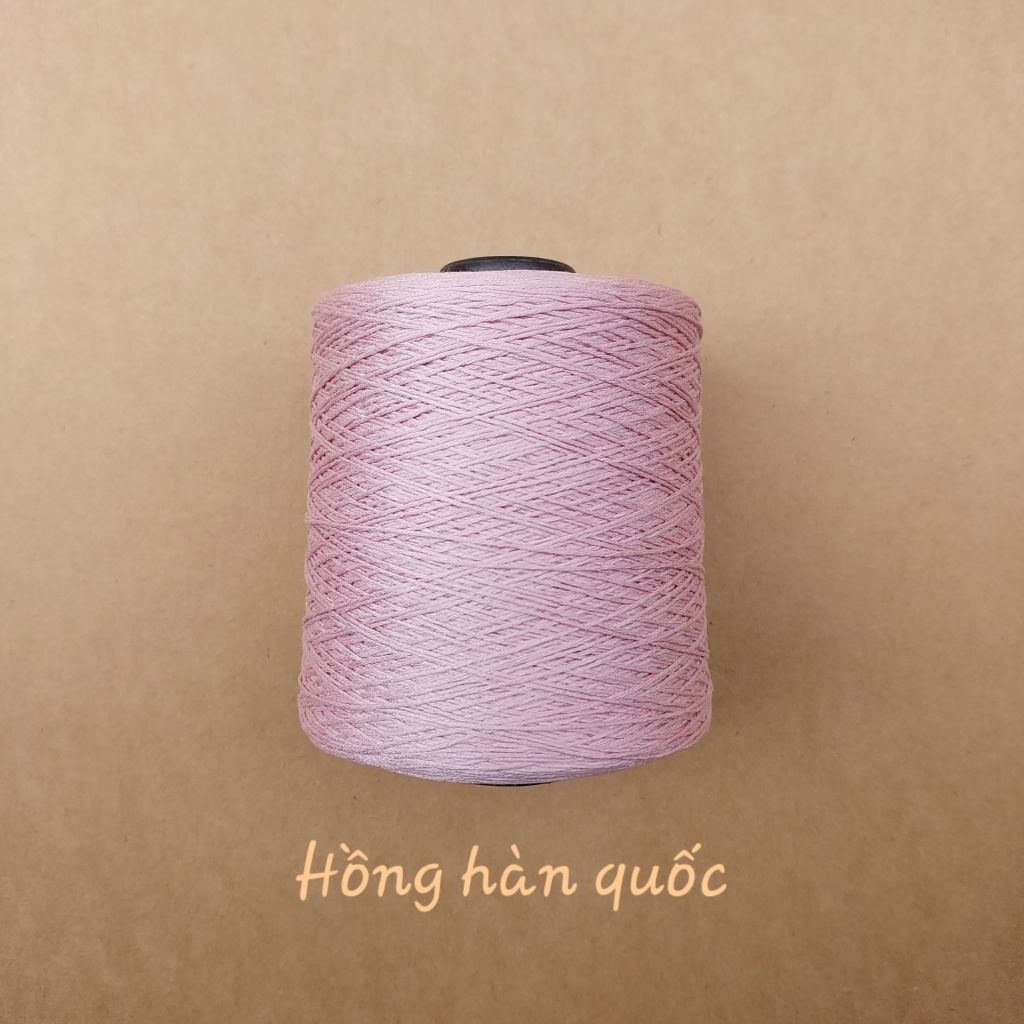 Cuộn sợi 100% silk 0.8mm màu trơn - 300gram