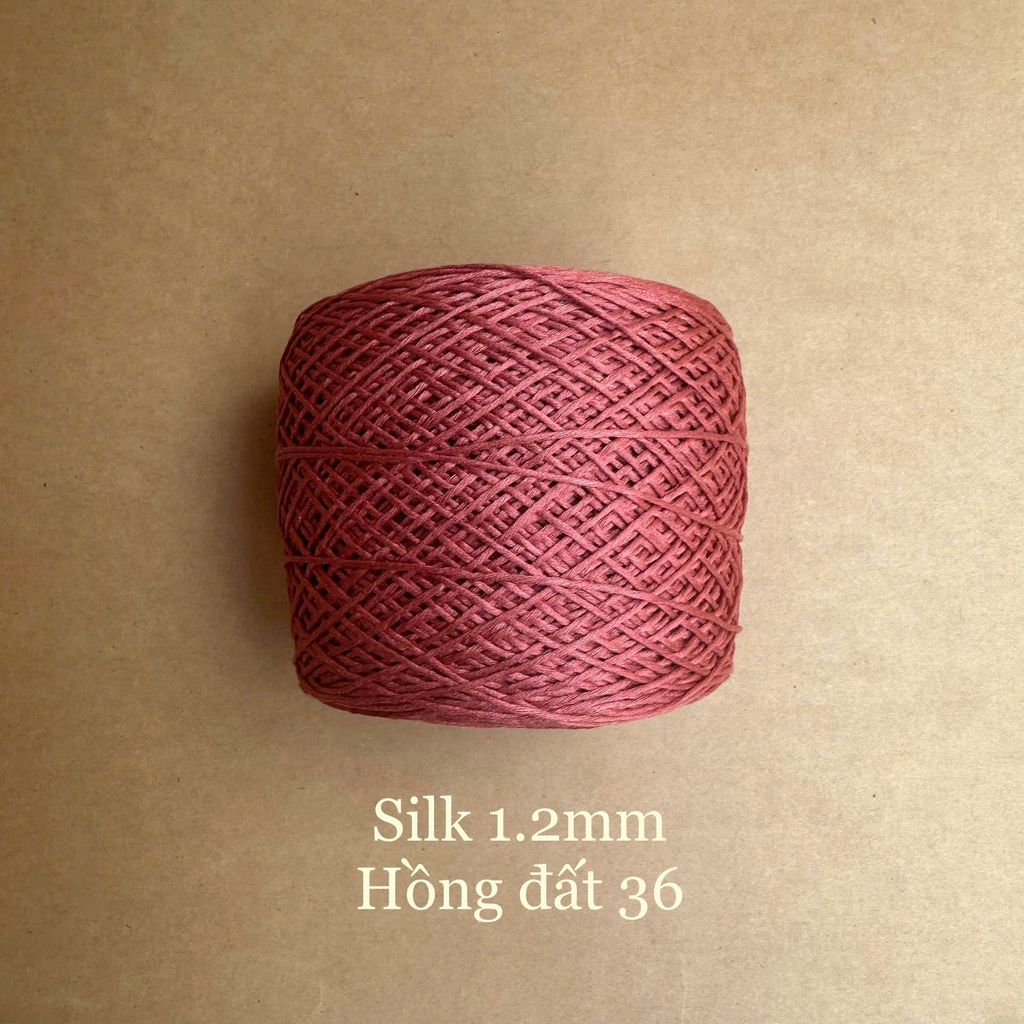 Cuộn sợi Silk, 100% Silk, 250g, cỡ 1.2mm
