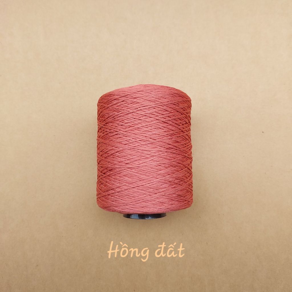 Cuộn sợi 100% silk 0.8mm màu trơn - 300gram