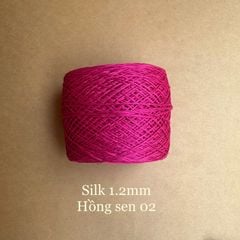 Cuộn sợi Silk, 100% Silk, 250g, cỡ 1.2mm