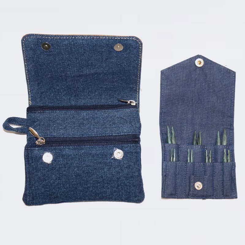 Bộ kim đan tay bằng Gỗ Chàm - INDIGO WOOD “MINI” INTERCHANGEABLE NEEDLE SET - 50MM