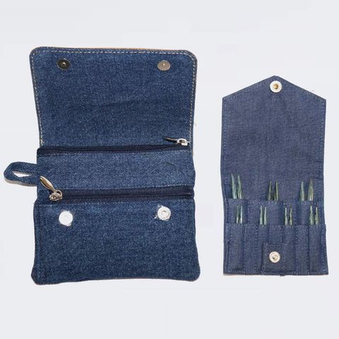 Bộ kim đan tay bằng Gỗ Chàm - INDIGO WOOD “MINI” INTERCHANGEABLE NEEDLE SET - 50MM