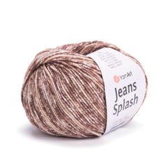 Len Jeans Splash nhập khẩu từ Yarnart, đan móc áo, váy, khăn, đầm