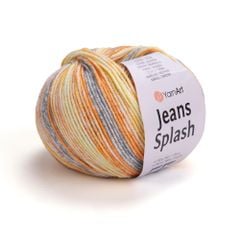 Len Jeans Splash nhập khẩu từ Yarnart, đan móc áo, váy, khăn, đầm
