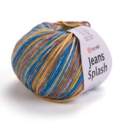 Len Jeans Splash nhập khẩu từ Yarnart, đan móc áo, váy, khăn, đầm