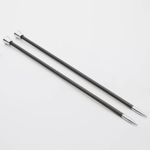 Cặp kim đan 1 đầu Karbonz dài 25cm nhập khẩu từ Knitpro