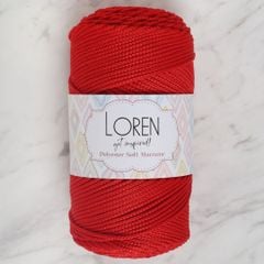 Sợi Loren Polyester Soft Macrame nhập khẩu từ Loren, đan móc túi, giỏ xách, nón, các đồ dùng trang trí nội thất