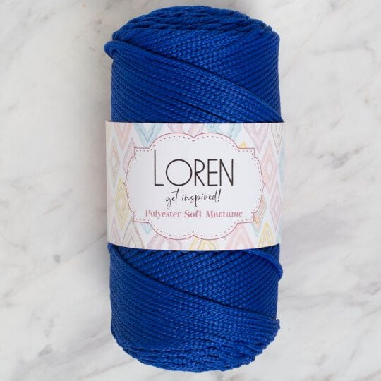 Sợi Loren Polyester Soft Macrame nhập khẩu từ Loren, đan móc túi, giỏ xách, nón, các đồ dùng trang trí nội thất