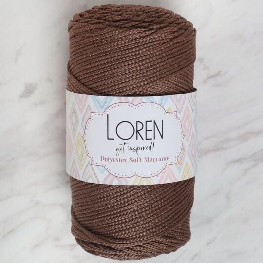 Sợi Loren Polyester Soft Macrame nhập khẩu từ Loren, đan móc túi, giỏ xách, nón, các đồ dùng trang trí nội thất