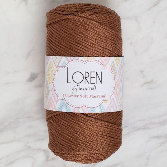 Sợi Loren Polyester Soft Macrame nhập khẩu từ Loren, đan móc túi, giỏ xách, nón, các đồ dùng trang trí nội thất