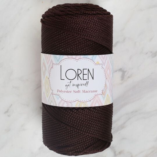 Sợi Loren Polyester Soft Macrame nhập khẩu từ Loren, đan móc túi, giỏ xách, nón, các đồ dùng trang trí nội thất