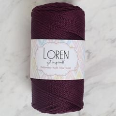 Sợi Loren Polyester Soft Macrame nhập khẩu từ Loren, đan móc túi, giỏ xách, nón, các đồ dùng trang trí nội thất