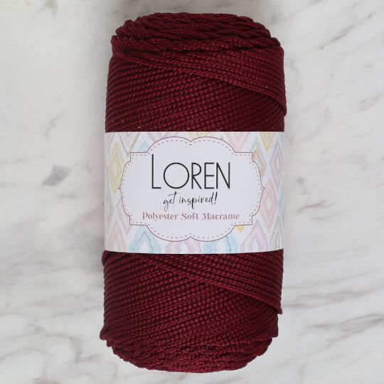 Sợi Loren Polyester Soft Macrame nhập khẩu từ Loren, đan móc túi, giỏ xách, nón, các đồ dùng trang trí nội thất