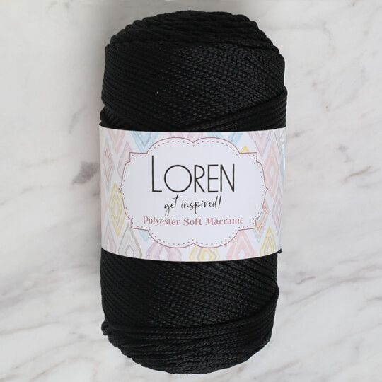 Sợi Loren Polyester Soft Macrame nhập khẩu từ Loren, đan móc túi, giỏ xách, nón, các đồ dùng trang trí nội thất