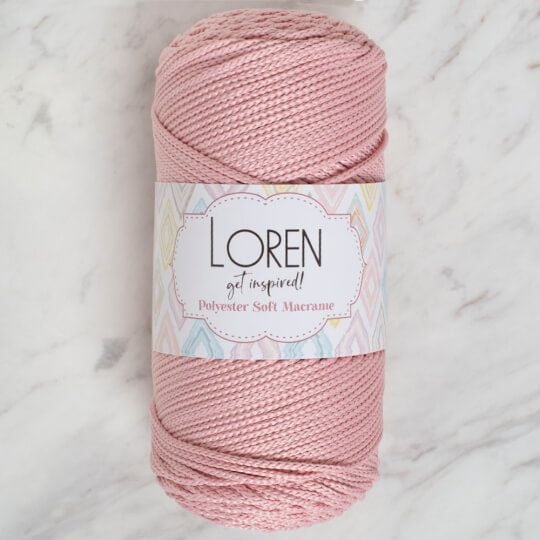 Sợi Loren Polyester Soft Macrame nhập khẩu từ Loren, đan móc túi, giỏ xách, nón, các đồ dùng trang trí nội thất