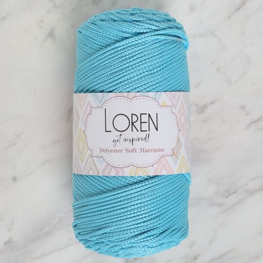Sợi Loren Polyester Soft Macrame nhập khẩu từ Loren, đan móc túi, giỏ xách, nón, các đồ dùng trang trí nội thất