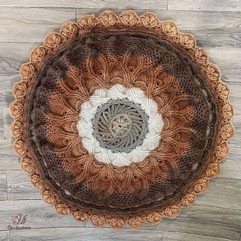 Len cầu vồng Mandala - Nhập khẩu từ hãng Lion Brand - 100% Premium Acrylic - 150gram dài 173m