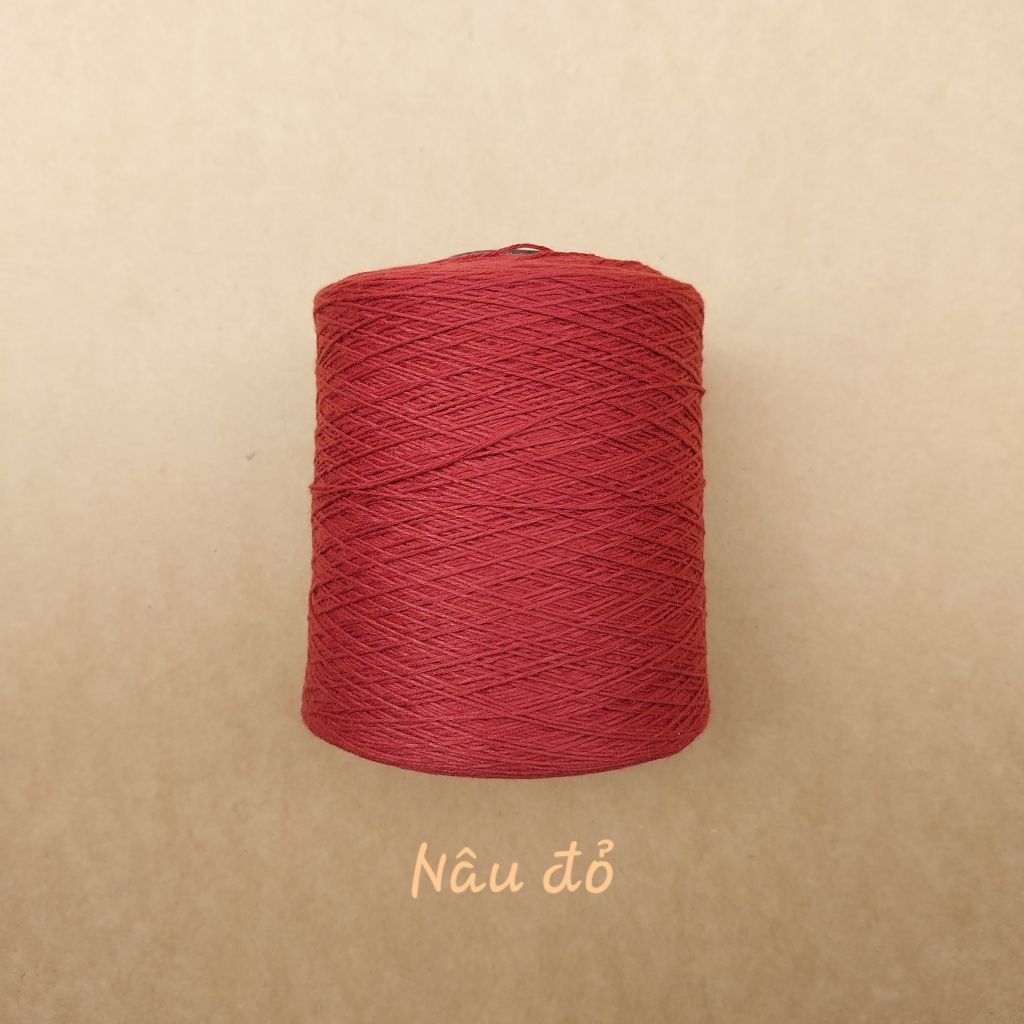 Cuộn sợi 100% silk 0.8mm màu trơn - 300gram