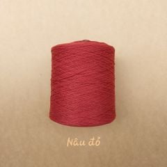 Cuộn sợi 100% silk 0.8mm màu trơn - 300gram