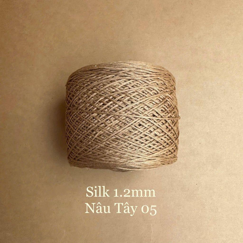 Cuộn sợi Silk, 100% Silk, 250g, cỡ 1.2mm