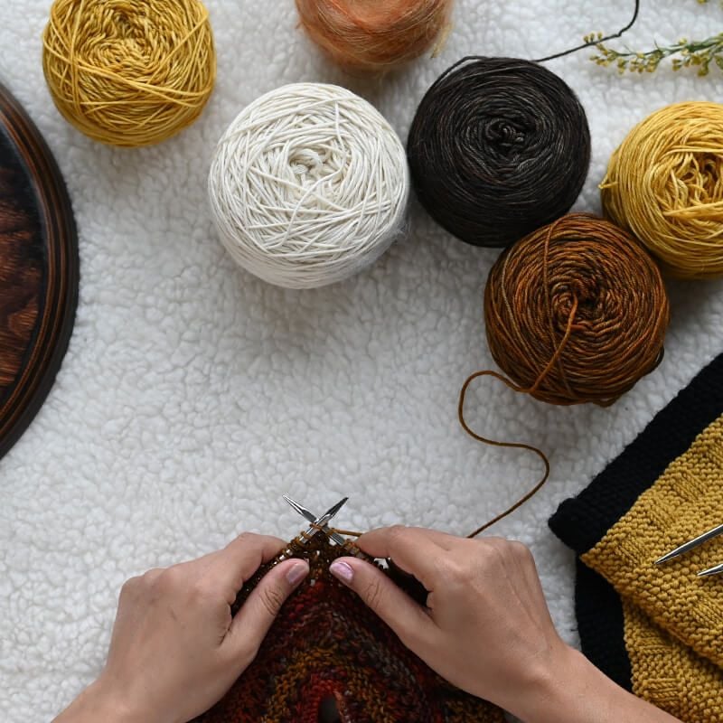 Kim đan vòng Fixed đầu kim vuông Nova Cubics dài 40cm, nhập khẩu từ KnitPro