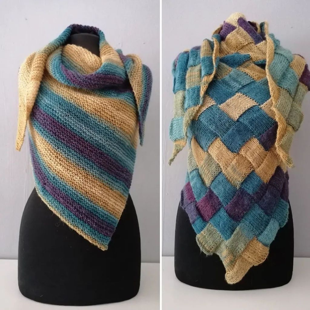 Len loang Angora Batik - Papatya, 100g - 550m, dùng để đan móc