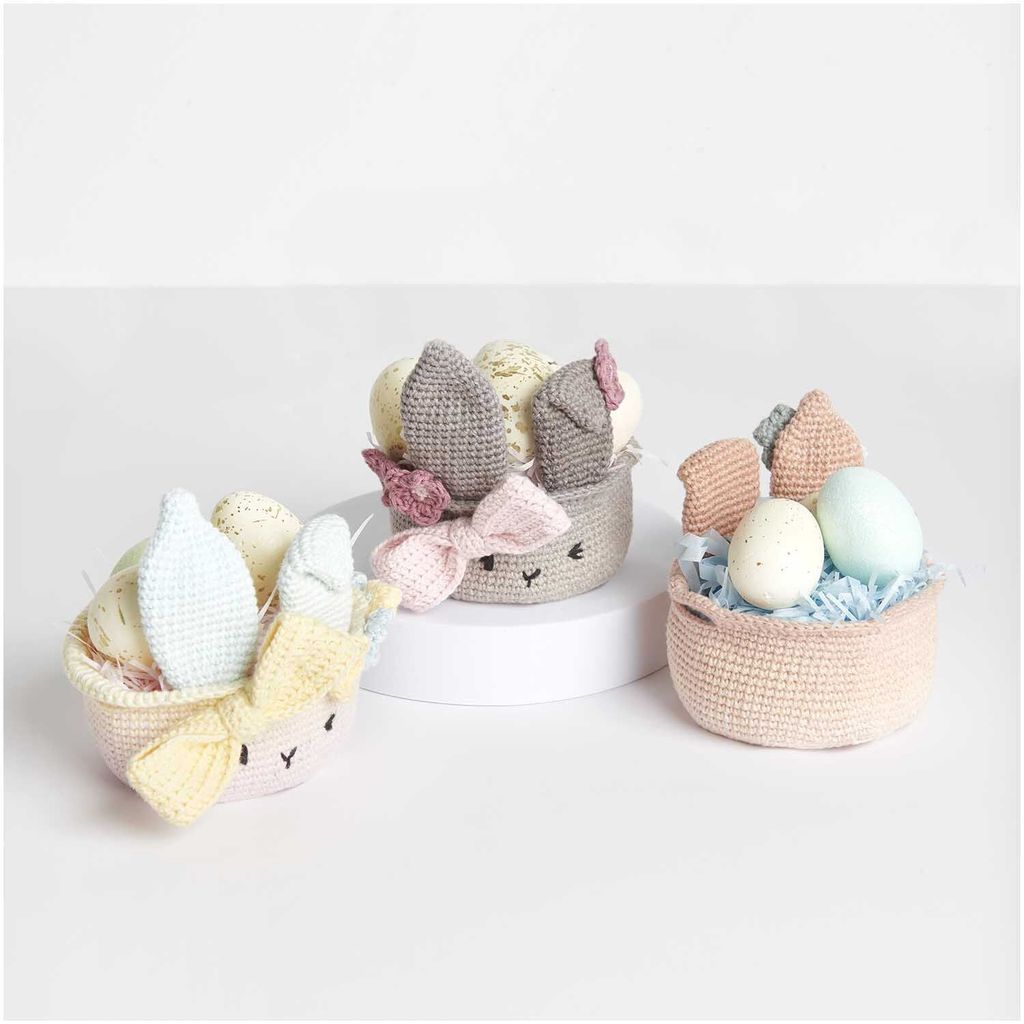Bộ Ricorumi Crochet Kit - Easter Basket nhập từ Rico Design