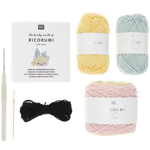 Bộ Ricorumi Crochet Kit - Easter Basket nhập từ Rico Design