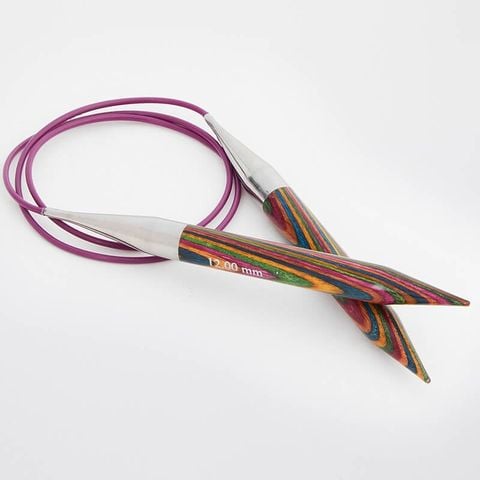 Kim đan len vòng gỗ Symfonie dài 60cm, nhập khẩu từ Knitpro